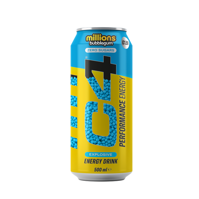 C4 Energy Drink 12x500ml (Orangenscheibe)