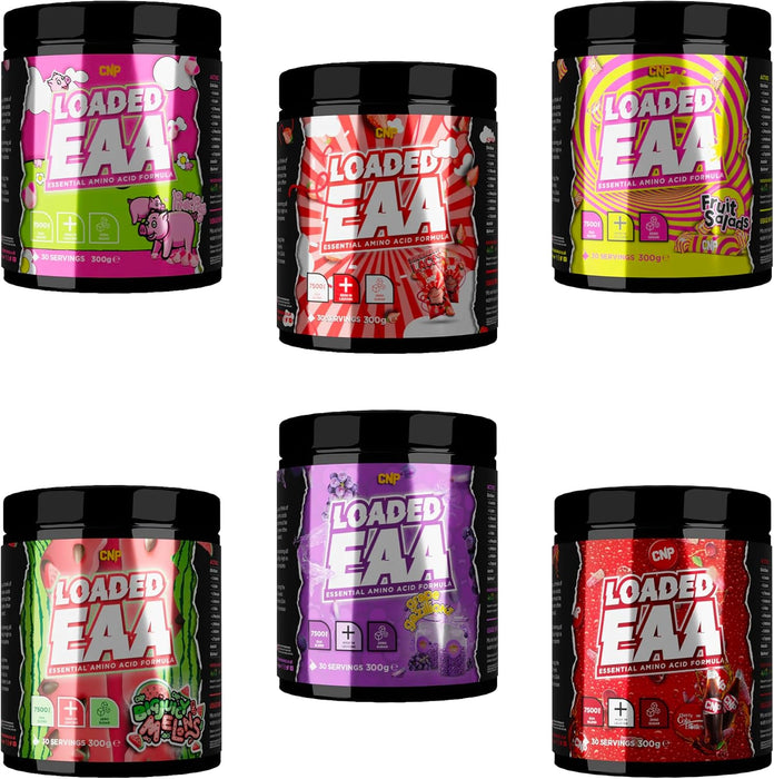 CNP Loaded EAAs, Essential Amino Acids, BCAAs, Muscle Repair & Recovery Powder 300g