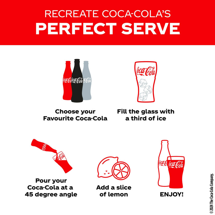 Coca-Cola Zero Sugar Bottle 12 x 500ml
