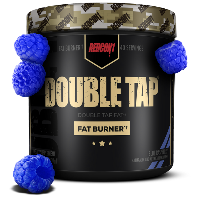 Redcon1 Double Tap Powder, Blue Raspberry - 232 grams - Slimming and Weight Management at MySupplementShop by Redcon1