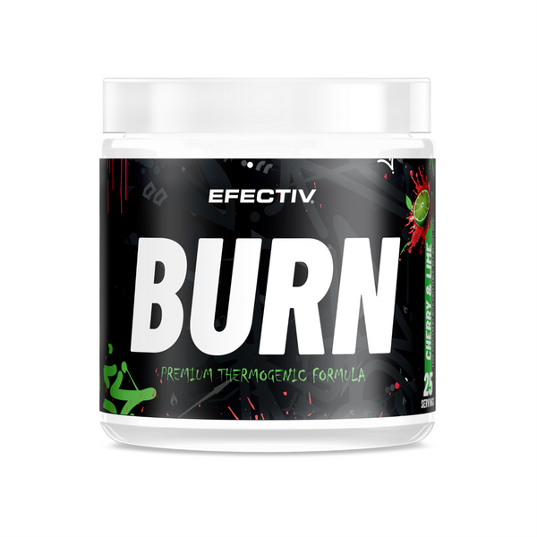 Efectiv Nutrition Burn 125g Cherry & Lime | Premium Fat Burners at MYSUPPLEMENTSHOP.co.uk