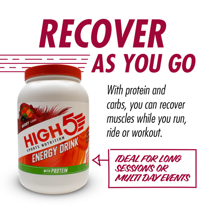 High 5 Energy Drink mit Protein-Beere 1,6 kg