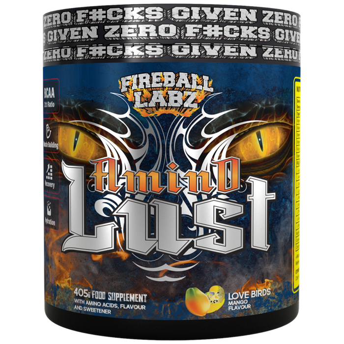 Fireball Labz AminoLust 405g Lovebirds (Mango) - Supplements at MySupplementShop by Fireball Labz