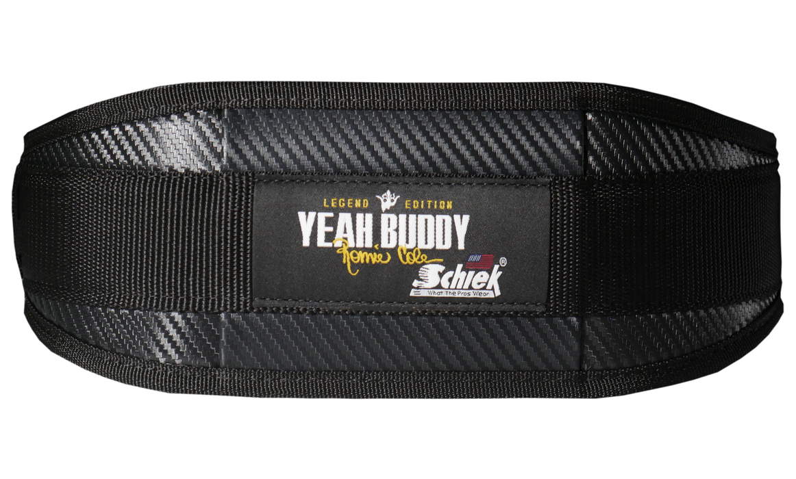 Schiek Model RCCF4006 Ronnie Coleman Legend Edition YEAH BUDDY! Carbon Fiber Weightlifting Belt -  at MySupplementShop by Schiek Sports