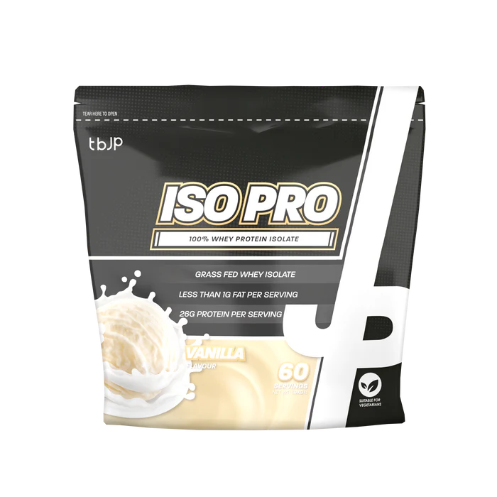 Trained by JP IsoPro 1.8kg - Vanilla - Whey Protein Isolate at MySupplementShop by Trained by JP