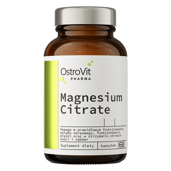 OstroVit Pharma Magnesium Citrate 60 Caps - Sports Supplements at MySupplementShop by Ostrovit