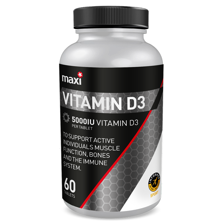 Maxi Nutrition Vitamin D3 120Caps | Premium Sports Nutrition at MySupplementShop.co.uk