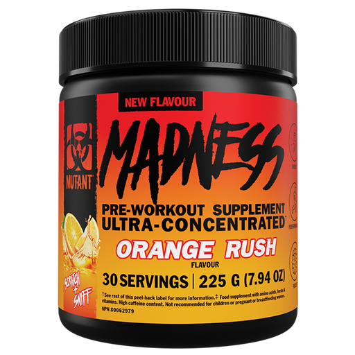 Mutant Madness 225g Orange Rush | Premium Sport and Fitness at MySupplementShop.co.uk