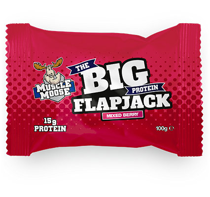 Muscle Moose Big Protein Flapjack 12x100g - Protein Flapjack at MySupplementShop by Muscle Moose