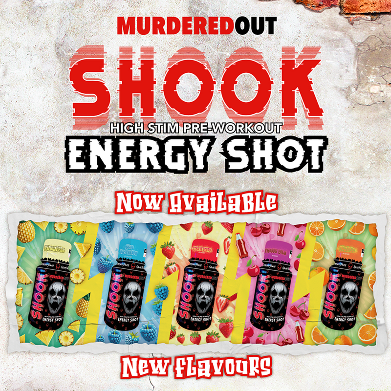 Murdered Out Shook Shot - Pre-Workout Shot 12x60ml