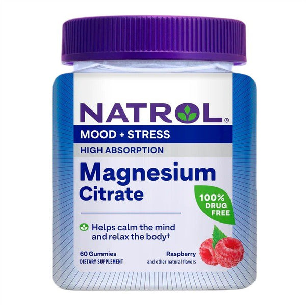 Natrol High Absorption Magnesium Citrate 60 gummies