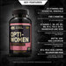Black bottle of Optimum Nutrition Opti-Women dietary supplement with 120 capsules