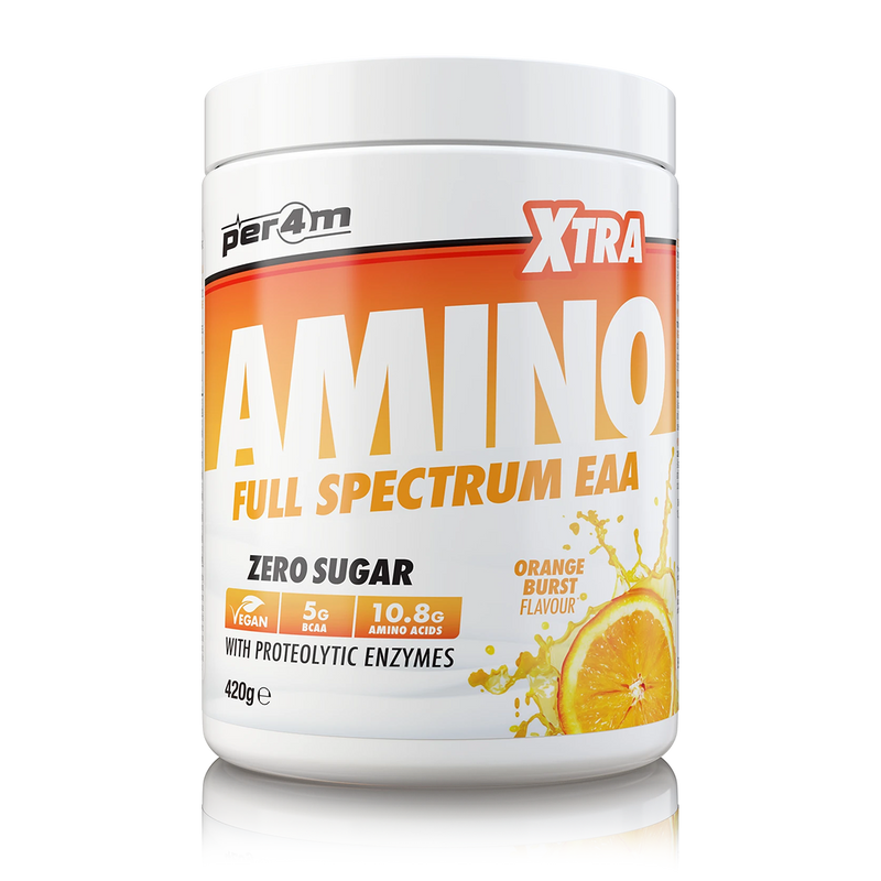 Per4m Amino Xtra 420g - Orange Burst - BCAAs at MySupplementShop by PER4M Nutrition