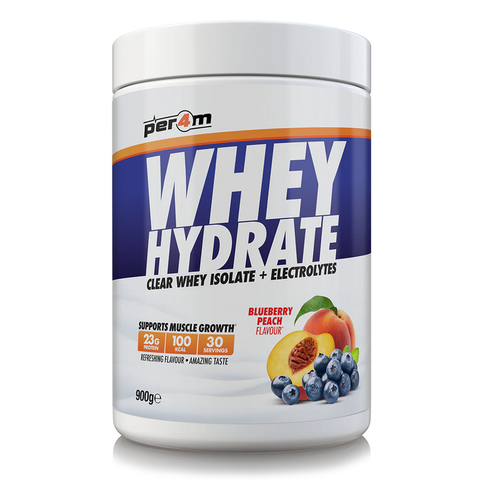 Per4m Whey Hydrate | Clear Whey Isolate Protein Drink with Electrolytes | 23g Protein, Fast Absorption, Fruity Flavour
