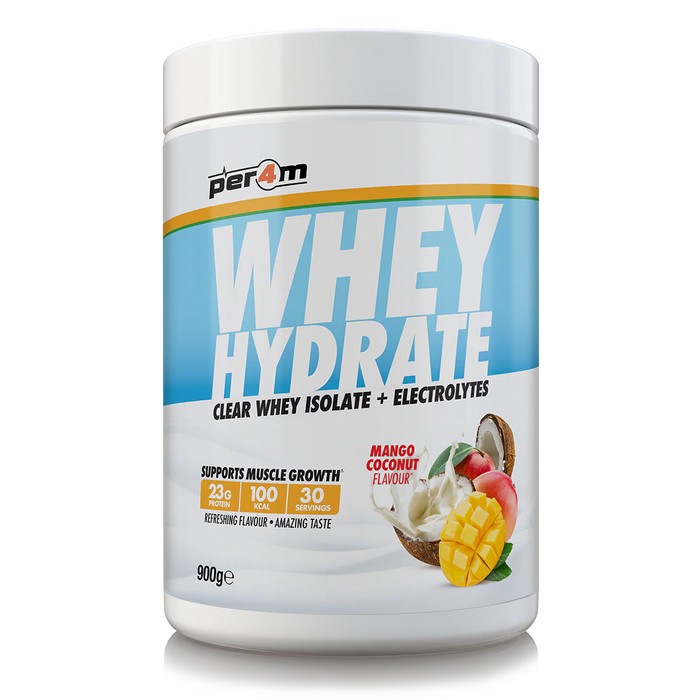 Per4m Whey Hydrate | Clear Whey Isolate Protein Drink with Electrolytes | 23g Protein, Fast Absorption, Fruity Flavour