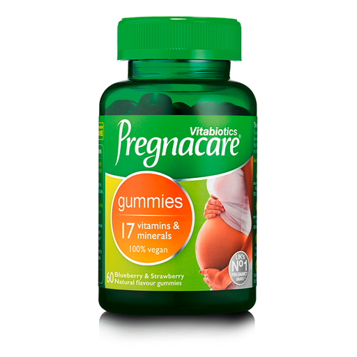 Vitabiotics Pregnacare Natural Strawberry Flavour 60 Gummies - Pregnancy at MySupplementShop by Vitabiotics