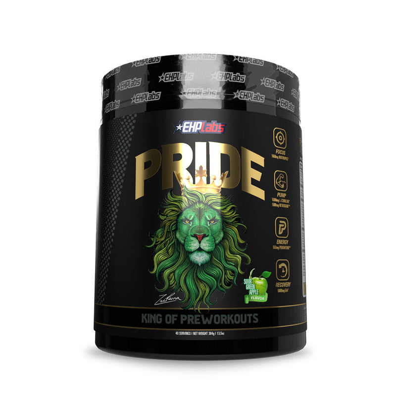 EHP Labs Pride Pre-Workout 40 Serv - Sour Green Apple - Sports Nutrition at MySupplementShop by EHP Labs