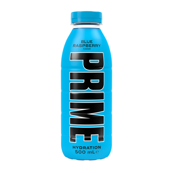 PRIME Hydration 12x500ml - Blue Raspberry - Hydration Drink at MySupplementShop by PRIME