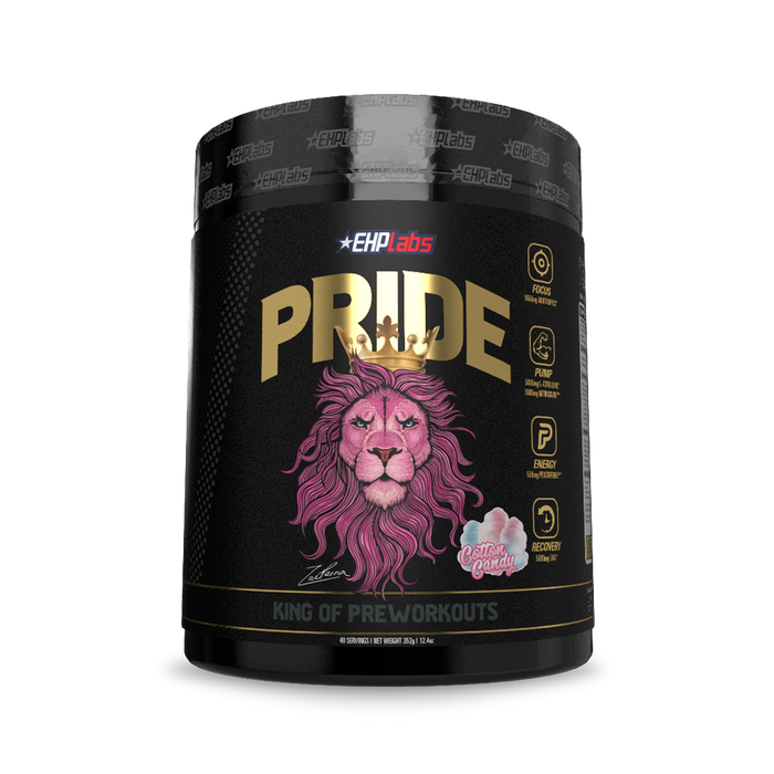 EHP Labs Pride Preworkout 40 Servings Unleash Your Ultimate Performance - Cotton Candy - Pre Workout at MySupplementShop by EHP LABS