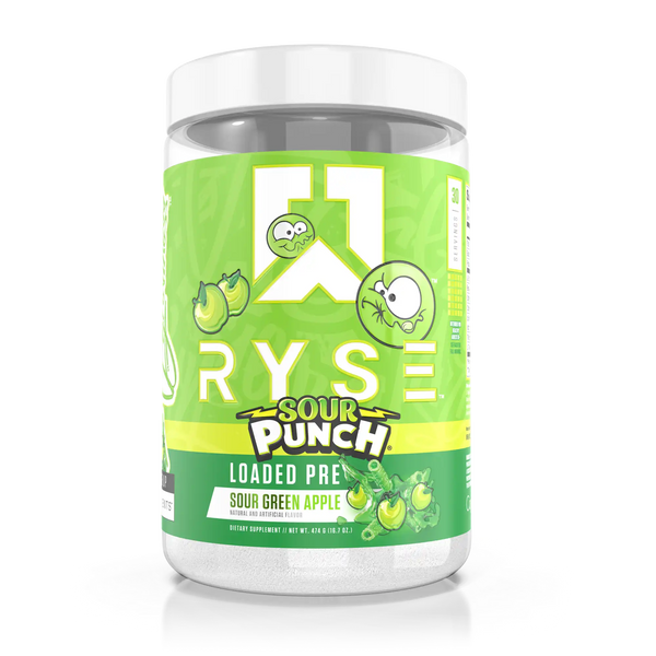 RYSE Loaded Pre - 420g / Sour Green Apple - Pre-Workout Powder
