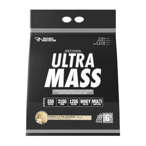 Refined Nutrition  Ultra Mass 6kg - Vanilla Milkshake - Sports Nutrition at MySupplementShop by Refined Nutrition