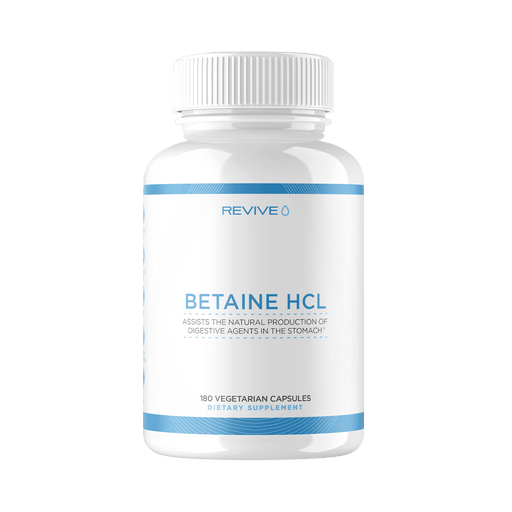 Revive MD Betaine HCL 180 Caps - Health & Wellbeing at MySupplementShop by Revive MD