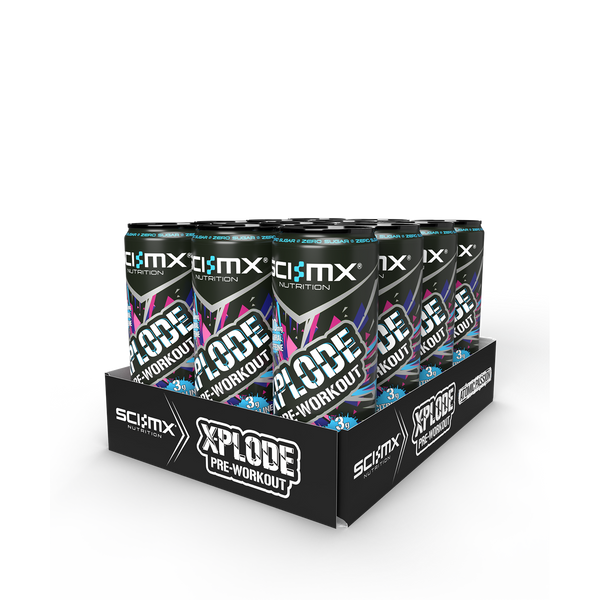 SCI-MX X-PLODE Pre-Workout Energy Drink 12x330ml - Original - Diet Shakes at MySupplementShop by SCI-MX