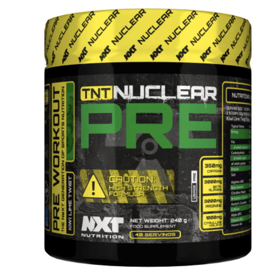 NXT Nutrition TNT Nuclear PRE-workout 40 servings - Apple Drops - Pre-Workout at MySupplementShop by Nxt Nutrition