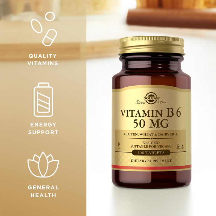 Solgar Vit B6 50mg 42x100 TAB