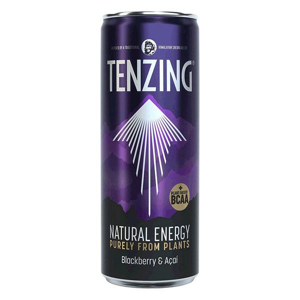 Tenzing Natural Energy + BCAA 24x330ml Blackberry & Acai | Premium Drinks and Shakes at MySupplementShop.co.uk