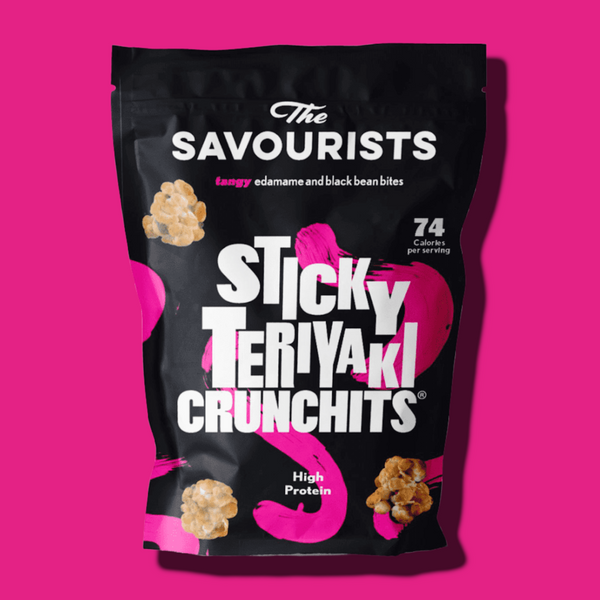 The Savourists Crunchits 12x25g Sticky Teriyaki - Sports Supplements at MySupplementShop by The Savourists