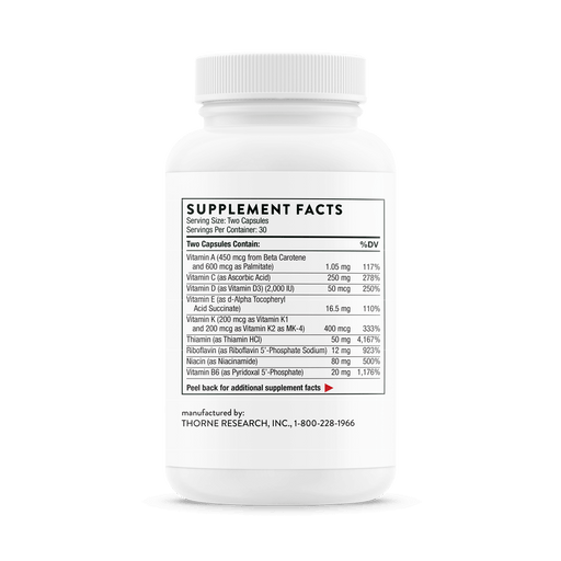 Thorne Research Basic Nutrients 2/Day 60 Capsules - Overall Health at MySupplementShop by Thorne