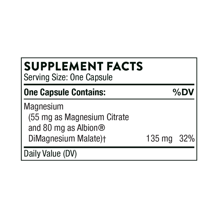 Thorne Research Magnesium CitraMate 90 Capsules - Heart Health at MySupplementShop by Thorne