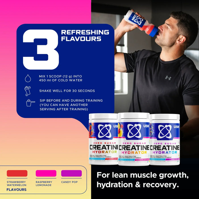 USN Creatine Hydrator 300g – Strength, Hydration & Performance Formula