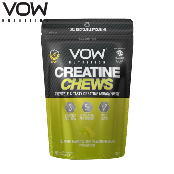 VOW Nutrition 100 x Creatine Chews - Creatine Powder at MySupplementShop by VOW Nutrition