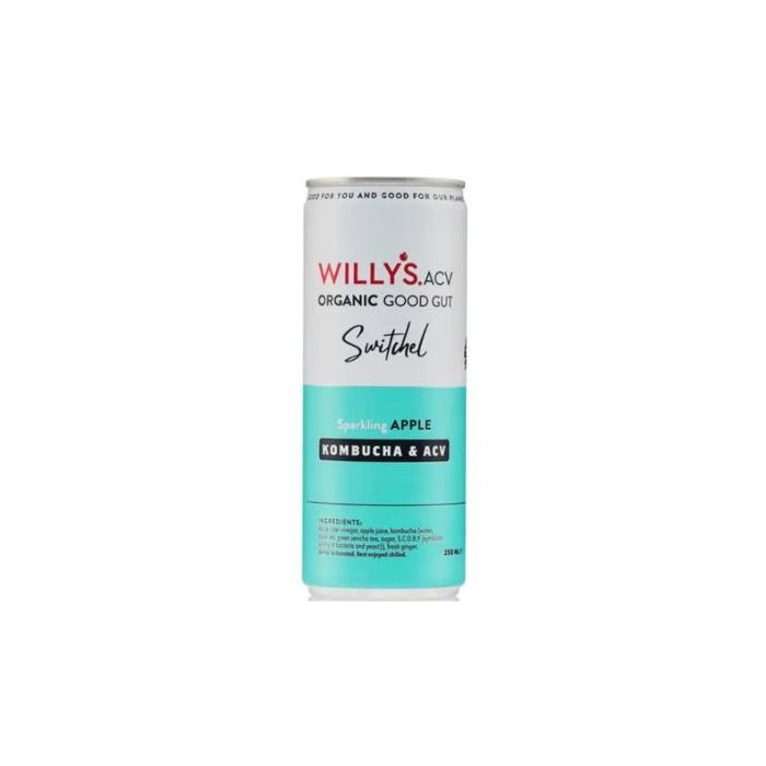 Willy's Kombucha + Apple Cider Vinegar 12 x 250ml