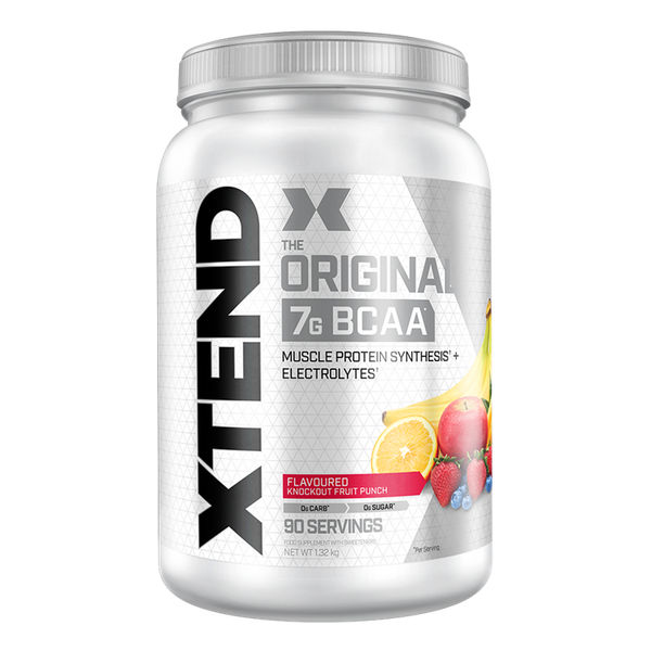 XTEND BCAA 90 Servings 1.32kg - Knockout Fruit Punch - Amino Acids and BCAAs at MySupplementShop by XTEND