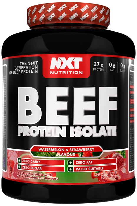 NXT Nutrition Beef Protein Isolate 1.8kg | Paleo, Keto Friendly, Dairy and Gluten Free