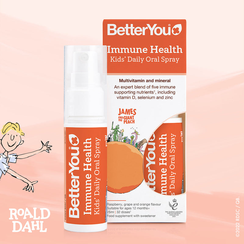 BetterYou Roald Dahl Immune Health Oral Spray 25ml - Vitamins &amp; Minerals at MySupplementShop by BetterYou