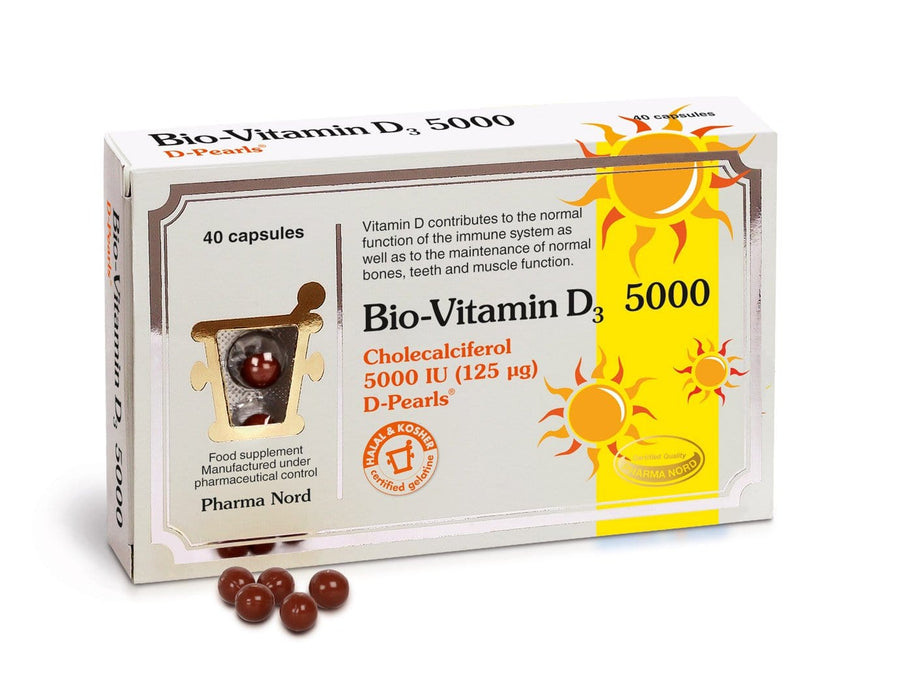 Pharma Nord Bio-Vitamin D-Pearls, 5000iu, 30 Capsules - Bone Care at MySupplementShop by Pharma Nord