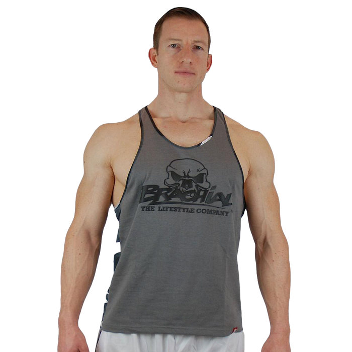 Brachial Tank Top Chest - Grey