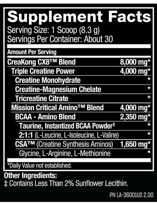 Mutant Creakong CX8, nicht aromatisiert – 249 g