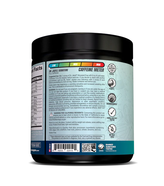 Dr. Jekyll® Signature V2 | Stimulant-Free Pre-Workout | Focus & Endurance