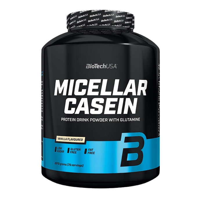 BioTechUSA Micellar Casein, Strawberry - 2270 grams