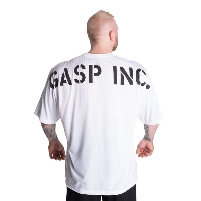 GASP Division Iron Tee White