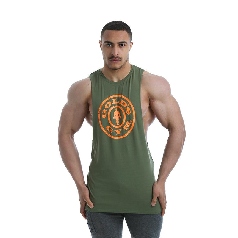 Gold's Gym Performance Stretch Vest - Khaki