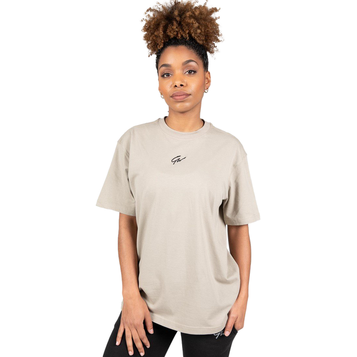 Gorilla Wear Bixby Oversized T-Shirt - Beige