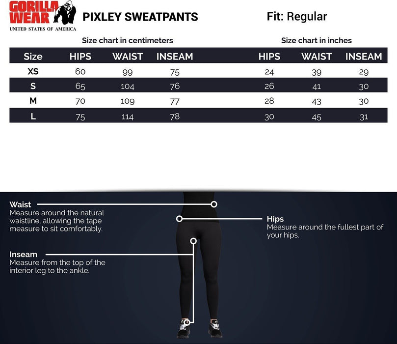 Gorilla Wear Pixley Sweatshorts - Black