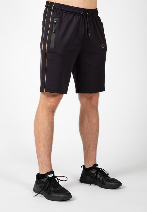 Gorilla Wear Wenden Track Shorts Black/Gold