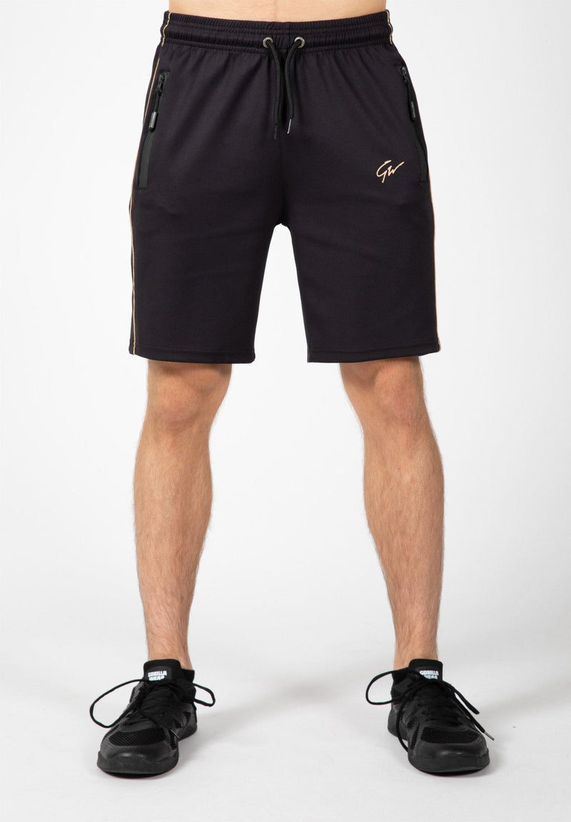 Gorilla Wear Wenden Track Shorts Black/Gold